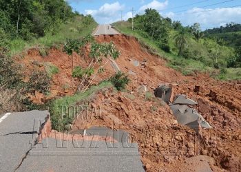 DNIT vistoria local que desmoronou na BR-230 e motoristas chamam atenção para outros pontos críticos na rodovia