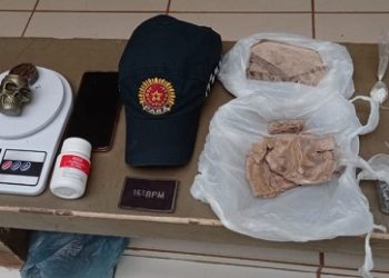 Foragido da Justiça é recapturado com cerca de um quilo de drogas em Altamira