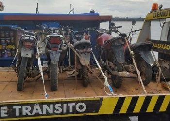 Operação Maio Amarelo apreende motos irregulares na zona rural de Altamira