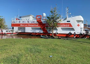 Barco Papa Francisco vai realizar cirurgias eletivas em municípios do oeste do Pará a partir do dia 6