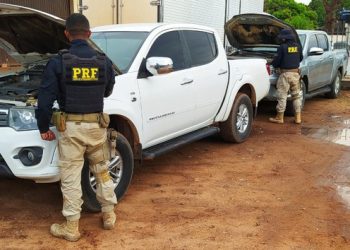 PRF recupera 3 veículos adulterados e prende suspeitos de receptação, em Itaituba/PA