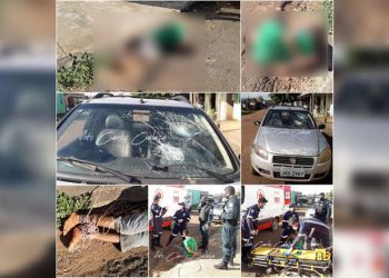 Homem é amarrado até a chegada da PM após quebrar para-brisas de um carro em Altamira