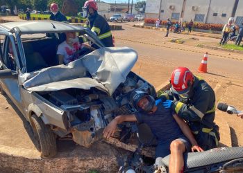 Corpo de Bombeiros de Altamira realiza simulação de ocorrência de estricação veicular