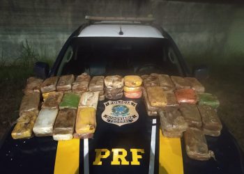 PRF apreende 74 kg de pasta base de Cocaína, em Marabá/PA