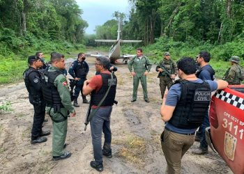 Operação policial intercepta, no Acará, aeronave suspeita de transportar drogas
