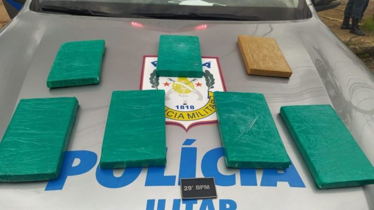 Polícia prende dupla e apreende mais de 30kg de droga na Grande Belém — Foto: Polícia Militar do Pará