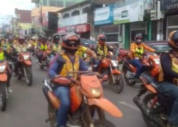 Mototaxistas protestam no Pará pedindo isenção do ICMS