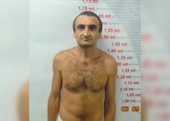 Anilton da Silva Rodrigues, vulgo 'Nariz de Bruxa', é preso em Natal, no Rio Grande do Norte. — Foto: Reprodução