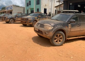 Operações da PF ocorre em quatro cidades do Pará contra crimes em terras indígenas - Foto: PF/Divulgação