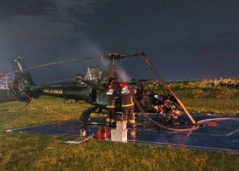 Helicóptero do Ibama é incendiado em aeroclube de Manaus