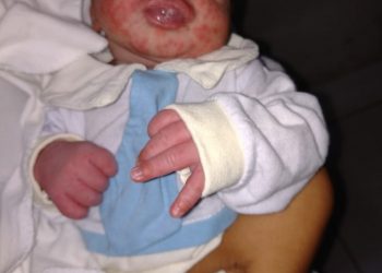 Bebê recém-nascida é resgatada em área de mata no Pará. — Foto: Reprodução / PM