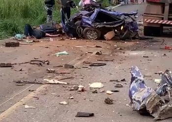 Três pessoas morrem e duas ficam feridas em grave acidente em BR do Pará
