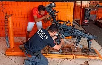 Polícia Civil promove fiscalização de mecânicas e veículos em rodovia, no município de Anapu