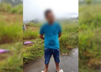 O homem foi levado para casa penal. Foto: Michelly Araújo/Plantão