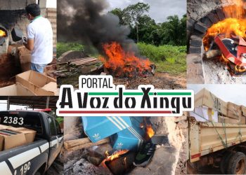Justiça manda incinerar mais de 1.800 pares de sapatos e drogas que foram apreendidas em Vitória do Xingu