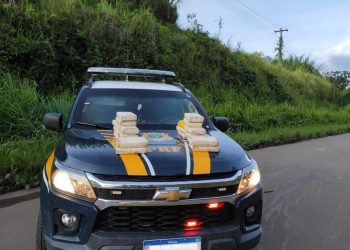 PRF apreende mais de 20kg de cocaína, no município de Brasil Novo/PA