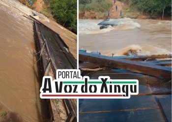 Águas transbordam a BR-230, pontes são destruídas nas vicinais e moradores são impedidos de usarem nova ponte de concreto, veja os vídeos
