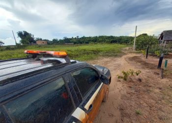Operação Sarça cumpriu mandado de prisão de acusado de estupro de vulnerável, na zona rural de Rurópolis — Foto: Polícia Civil/Divulgação