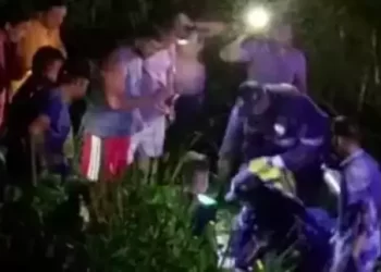 Acidente foi por volta das 20h30, da última quinta-feira (2), nas margens da rodovia BR-316, no trecho já perto do município de Capanema, no nordeste do Pará (Reprodução / Redes Sociais)