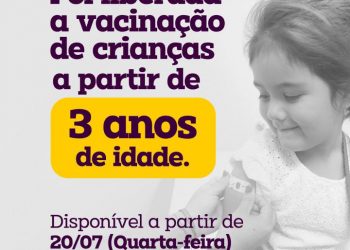 Covid-19: Altamira inicia a vacinação de crianças a partir de 3 anos