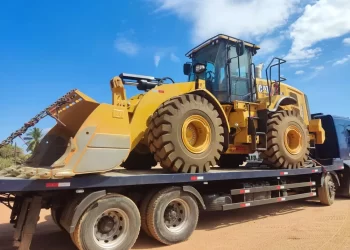 Maquinário apreendido pela Sefa em São Geraldo do Araguaia, no Pará. — Foto: Reprodução / Sefa
