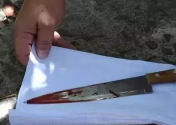 O morto foi quem apontou a faca primeiramente, segundo testemunhas, mas o outro reagiu (Reprodução / Native News Carajás)