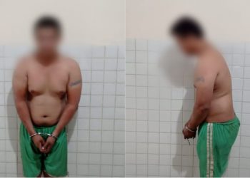 Preso suspeito de tentativa de homicídio/Foto: Reprodução PM