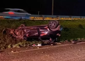 Duas pessoas que ficaram gravemente feridas (Reprodução / RBS TV / Via Gazeta Brasil)