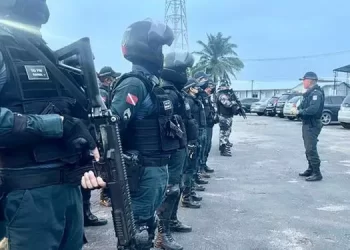 O 5º Batalhão de Polícia Militar receberá nesta sexta-feira (30) reforço para atuar nos onze municípios que correspondem ao batalhão, assim como Castanhal, na região nordeste do estado, no dia das eleições. (Divulgação / Polícia Militar)
