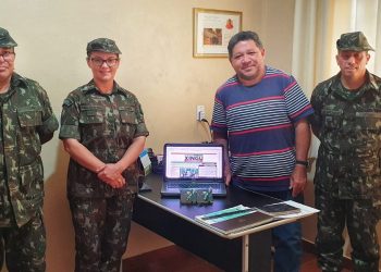 Representantes do Comando Militar do Norte e 51º BIS visitam Grupo WD Comunicações