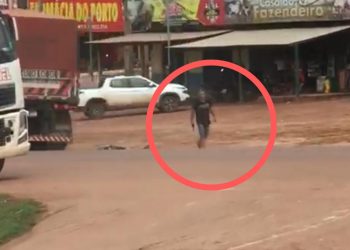 Vídeo: Motorista de carreta mata colega de profissão na BR-163, em Trairão, no sudoeste do Pará