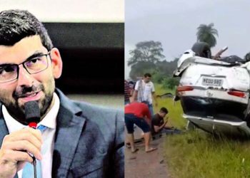 Prefeito de Ananindeua e motorista capotam na BR-316