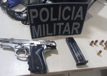 PM de Altamira prende droga e homem por porte ilegal de arma de fogo
