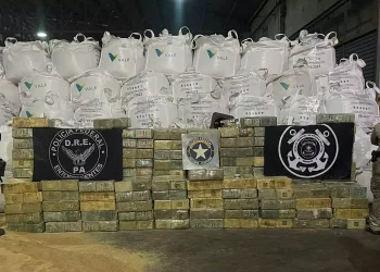 Desde 2021, o porto de Vila do Conde, em Barcarena, acumula cerca de 5 toneladas de drogas apreendidas (Receita Federal / Divulgação)