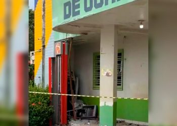 Criminosos explodem caixa eletrônico neste domingo, no interior do Pará