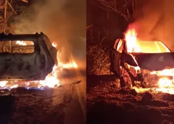 Veículos estavam em direções opostas na via. (Reprodução / Correio de Carajás