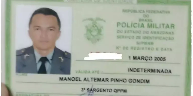 O sargento da Polícia Militar Manoel Altemar Pinho Gondim foi assassinado a tiro, na noite de sexta-feira (11), após reagir a um assalto na rua Marginal, no bairro São José 2, na zona leste de Manaus (Divulgação/ portal D24AM)