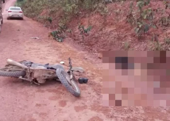 Os militares apuraram que a vítima conduzia uma motocicleta Han/Fan, de cor preta e placa não informada. (Reprodução / Portal Giro)