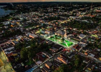 Vista aérea de Oriximiná — Foto: Daniel Viana