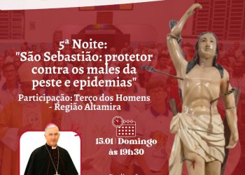 Programação em homenagem a São Sebastião segue com missa neste domingo na Catedral
