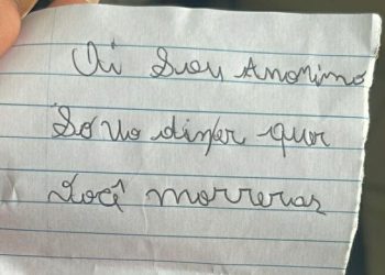 Bilhete assustador assusta população de Itaituba (Reprodução / Giro Portal)