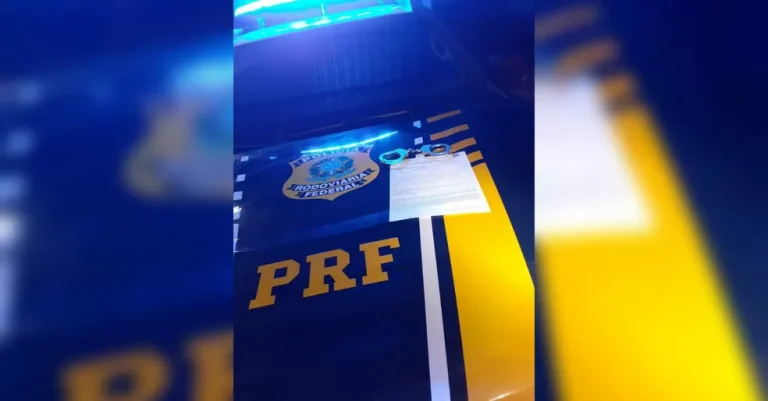 PRF prendeu homem com mandado em aberto na sexta-feira (6) na BR-230 — Foto: PRF