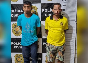 Dupla foi presa pela polícia. Foto: PMPA