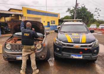 PRF recupera veículo roubado em Altamira, no PA