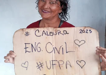 Ajudante de pedreiro, Nazaré consegue vaga em engenharia civil na UFPA — Foto: Arquivo Pessoal