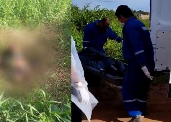 Corpo seria de idoso que foi dado como desaparecido após sair de casa na sexta-feira, 17. (Reprodução/ Risonaldo Mello/ Plantão 24h News)