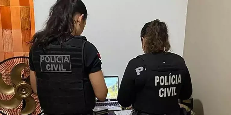 fonteSegundo a delegada Lua Vieira, o indivíduo acreditava que criando um perfil falso na internet iria ocultar sua identidade, mas por conta do registro da ocorrência no tempo do fato, foi possível agilizar as investigações (Divulgação/Polícia Civil)