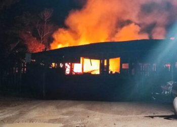 Incêndio. (Foto: Divulgação).