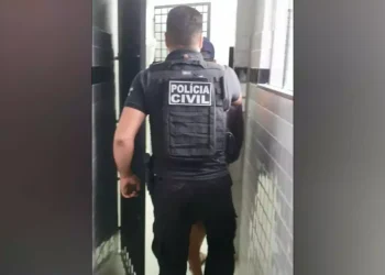 Assim que o servidor repassou a informação sobre o crime, a equipe policial saiu em diligências para prender o criminoso. (Divulgação/ PCPA)