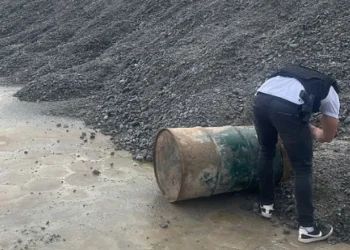 Agente de portaria foi encontrada dentro de tambor, nas dependências de uma empresa em Barcarena. — Foto: Arquivo pessoal